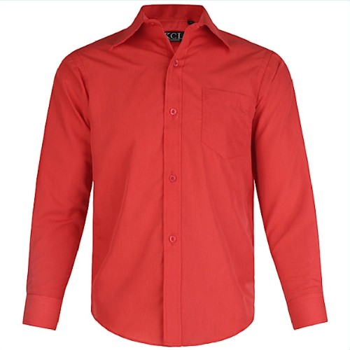 Boys Red Formal Shirt