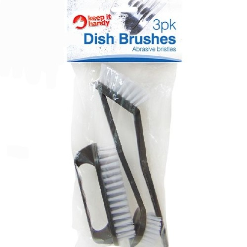 KEEP IT HANDY ASSORTED DISH BRUSHES 3 PACK