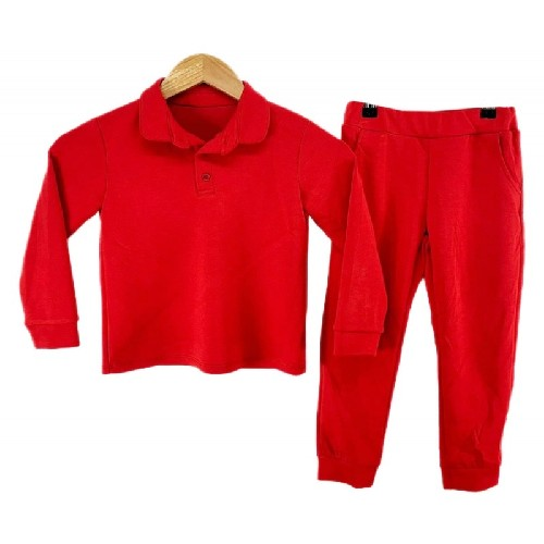 Boys Tracksuit Red- Soft M194A
