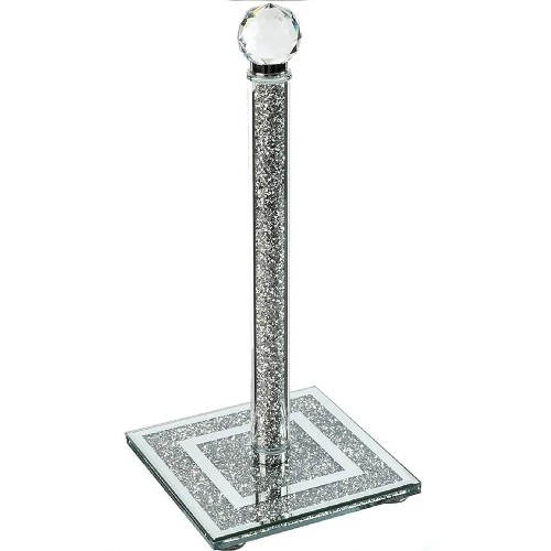 Crushed Diamond Silver Crystal Filled Kitchen Roll