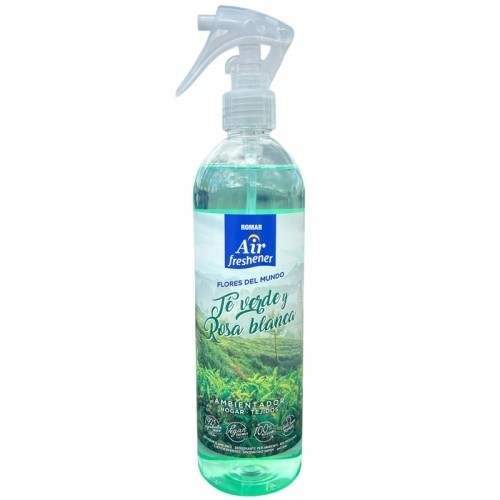 Romar Air & Fabric Spray 400ml - Green Tea and White Rose