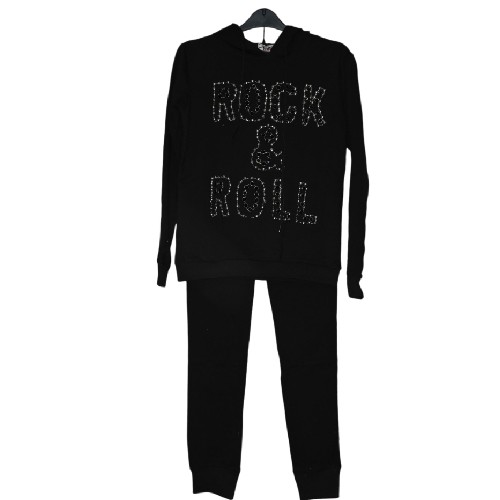 Womens Rock And Roll Lounge Wear With Crystals