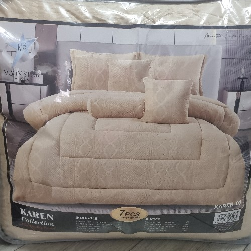 Karren Collection Gold 7pc Bed Set