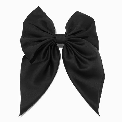 Black Satin Hair Clip