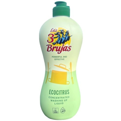 3 Brujas / 3 Witches Concentrated Washing-up Liquid Ecocitrus 500ml