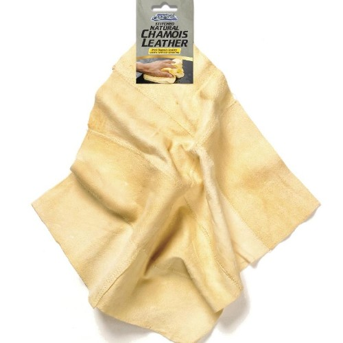 CAR PRIDE STITCHED NATURAL CHAMOIS LEATHER