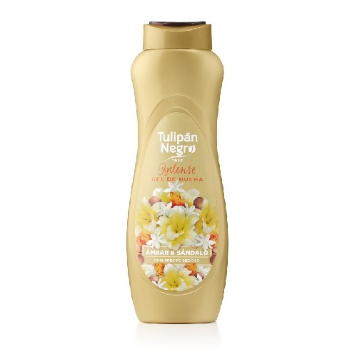 Tulipan Negro Intense Shower Gel 550ml - Amber & Sandalwood