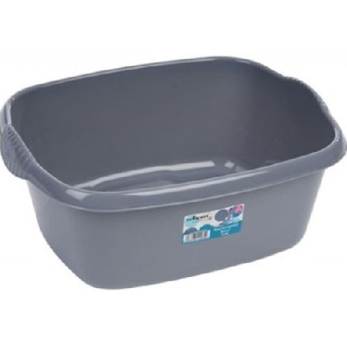 Wham – Rectangular Washing Up Bowl – Silver