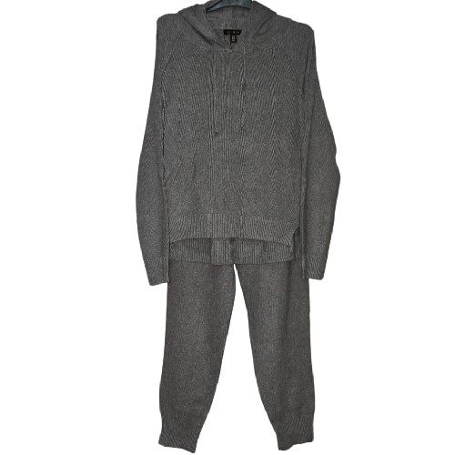 Womens Soft Gray lounge Wear With Hood