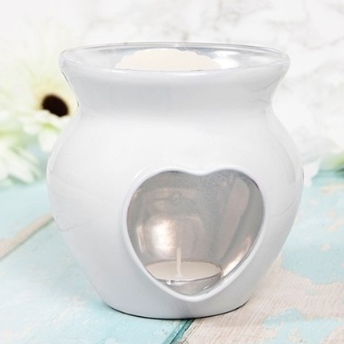 Leonardo Desire Aroma Heart White Wax Burner