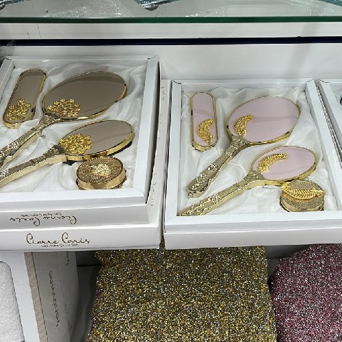 Luxury Brush And Mirror Set