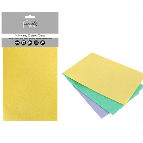 ROYLE HOME MULTI-PURPOSE SYNTHETIC SHAMMY 3 PACK