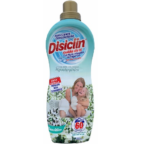 Disiclin Concentrated Fabric Softener 60 Wash 1.3L - Hypoallergenic.