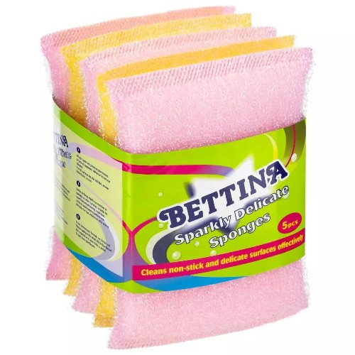 Bettina Sparkle Delicate Cleaning Sponges – Pack of 5