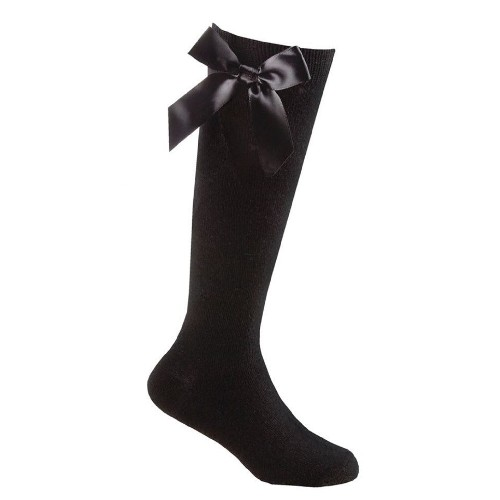 Black Knee High Socks 