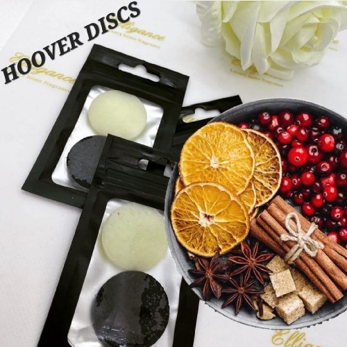 Cranberry and orange HOOVER DISCS