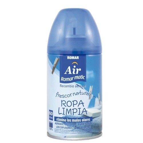 Romar (Freshmatic Compatible) Air Freshener Refill 250ml - Ropa Limpia