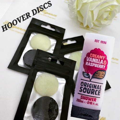 RASPBERRY AND VANILLA HOOVER DISCS