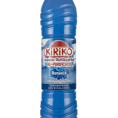 ROMANCE CONCENT. MULTISURFACE CLEANER WITH BIOALCOHOL 1L KIRIKO.