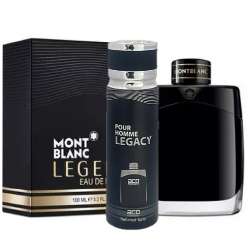 ACO Perfumes LEGACY Perfume Body Spray - MONTBLANC LEGEND