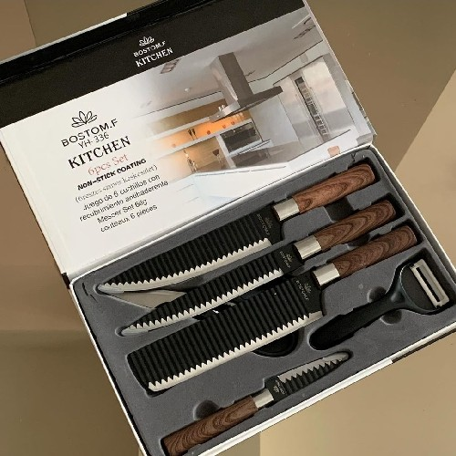 Stainless steel kitchen knives set Jerome