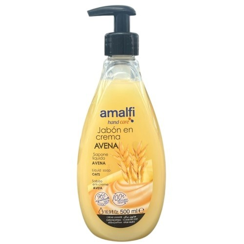 Amalfi Hand Soap with Pump Top 500ml - Avena