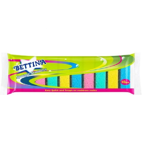 Bettina 10pc Large Sponge Scourers.