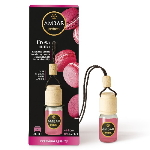 Strawberry Cream Car Air Freshener 6.5 ml Amber