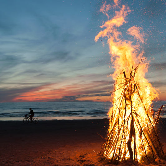 bon fire beach wax melt bar
