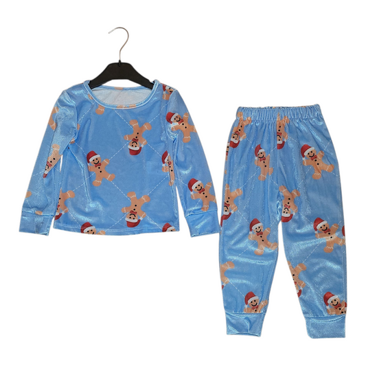 Boys Christmas gingerbread pyjamas