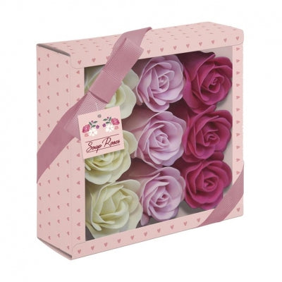 Giftbox Pink Soap Roses
