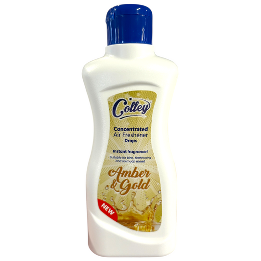 Colley Concentrated Liquid Air Freshener Drops 200ml - Amber & Gold