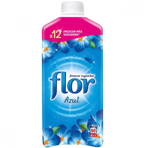 Flor Fabric Softener 1060ml 45+8 Wash - Azul