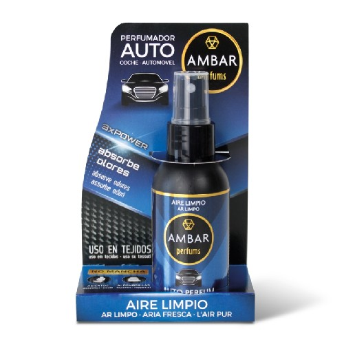 Clean Air Car Spray Amber