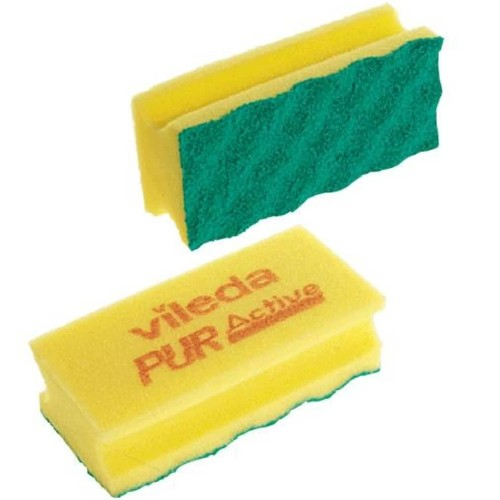 Vileda Pur Active Sponge Yellow