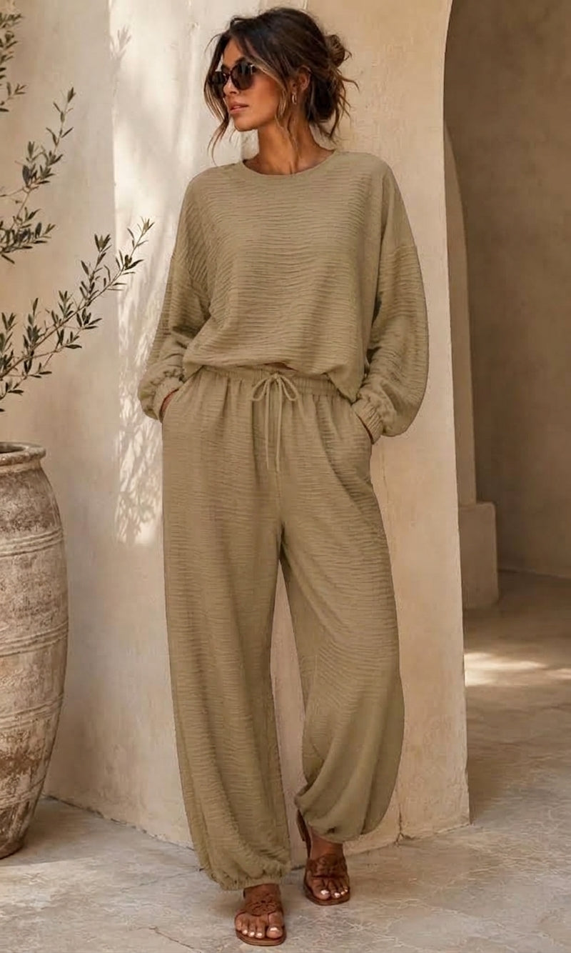 Women's Bessie Crinkle Loungesuit
